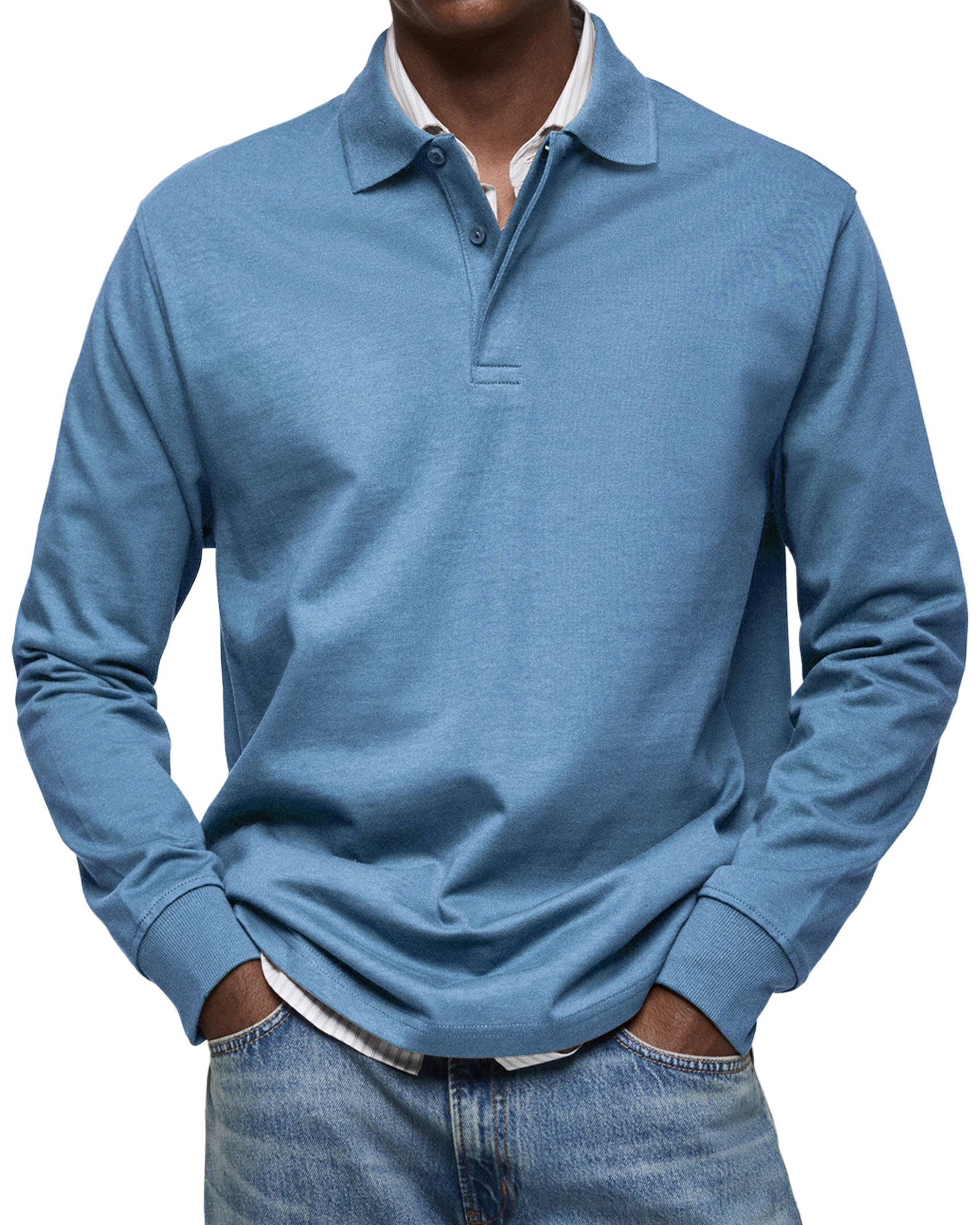 Axil - Luxury Long-Sleeve Polo