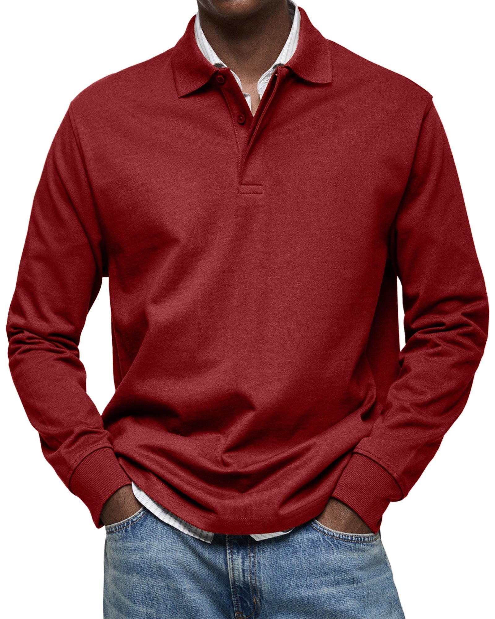 Axil - Luxury Long-Sleeve Polo