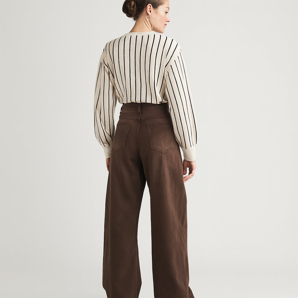 LISA - TAILORED WIDE-LEG JEANS
