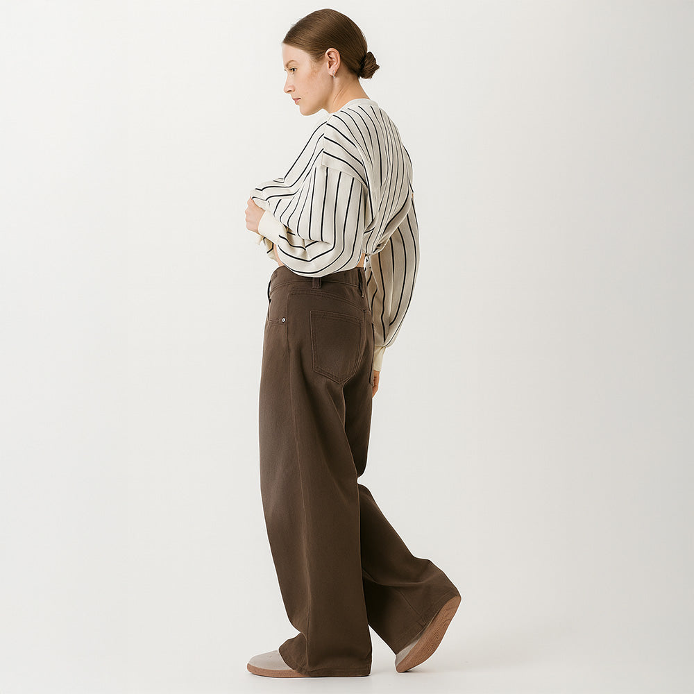 LISA - TAILORED WIDE-LEG JEANS