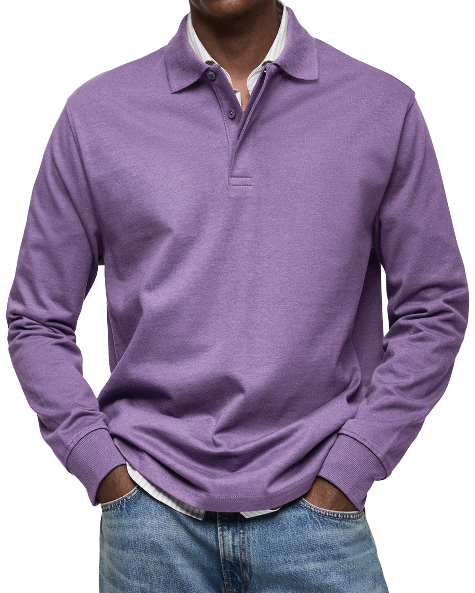 Axil - Luxury Long-Sleeve Polo