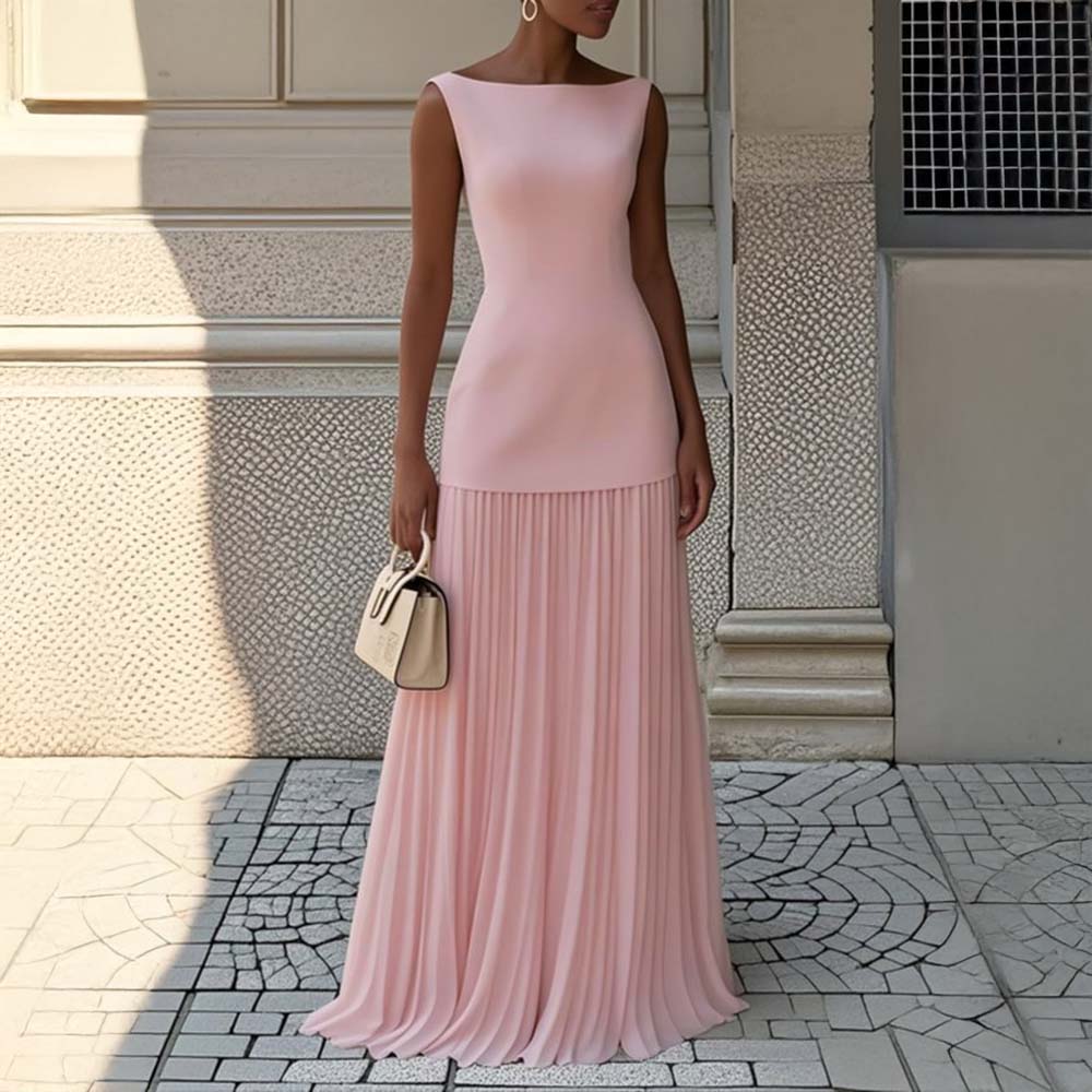 Victoria – Elegant two-piece pleated set