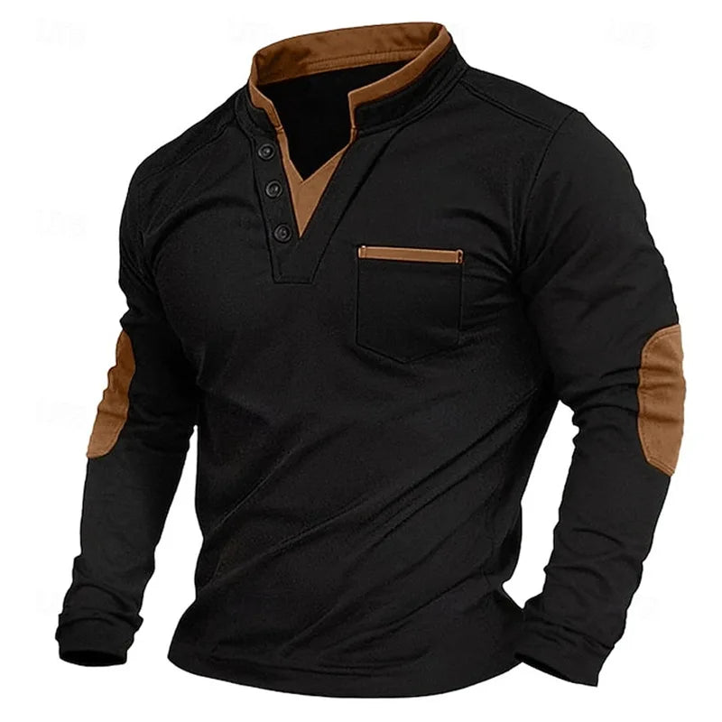 Alan - Men’s V-Neck Sweatshirt