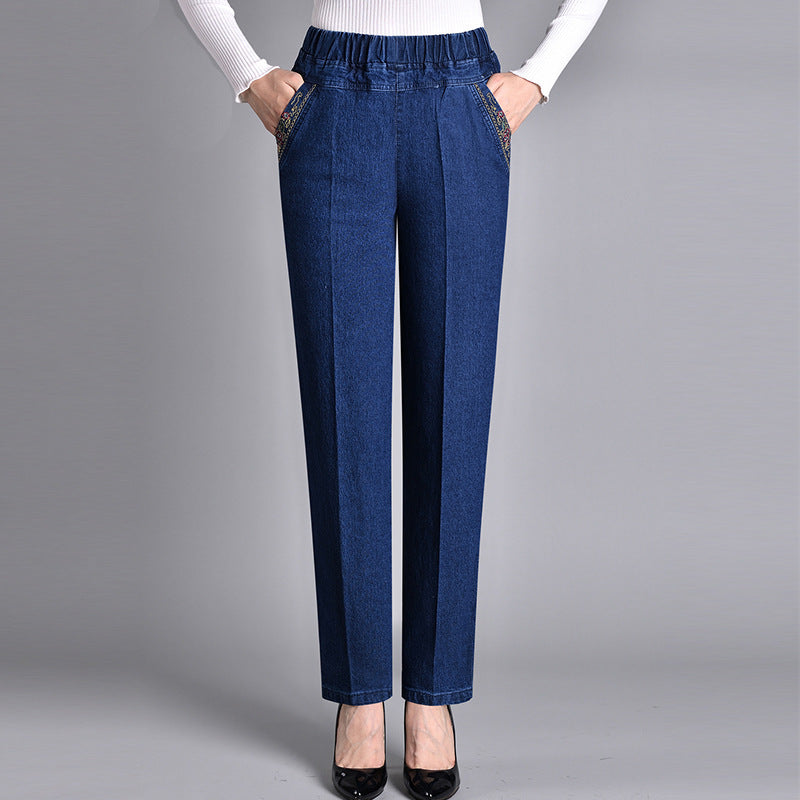 Maria - women’s jeans with elastic waistband