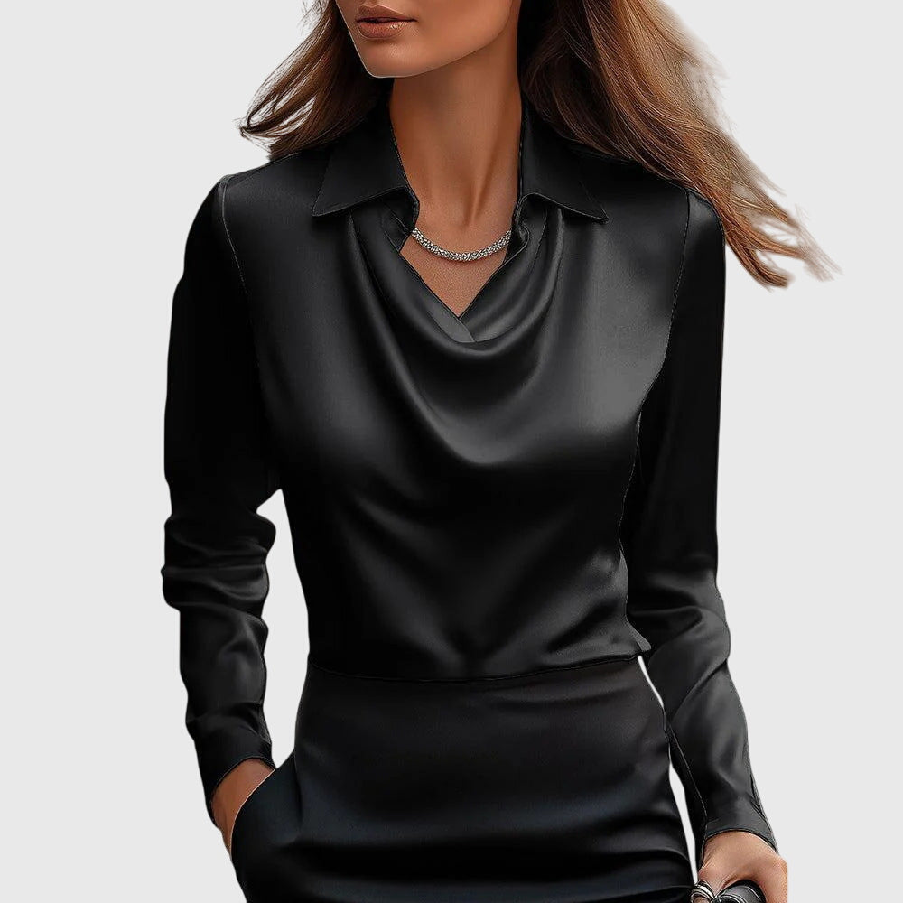 Florence – elegant satin blouse