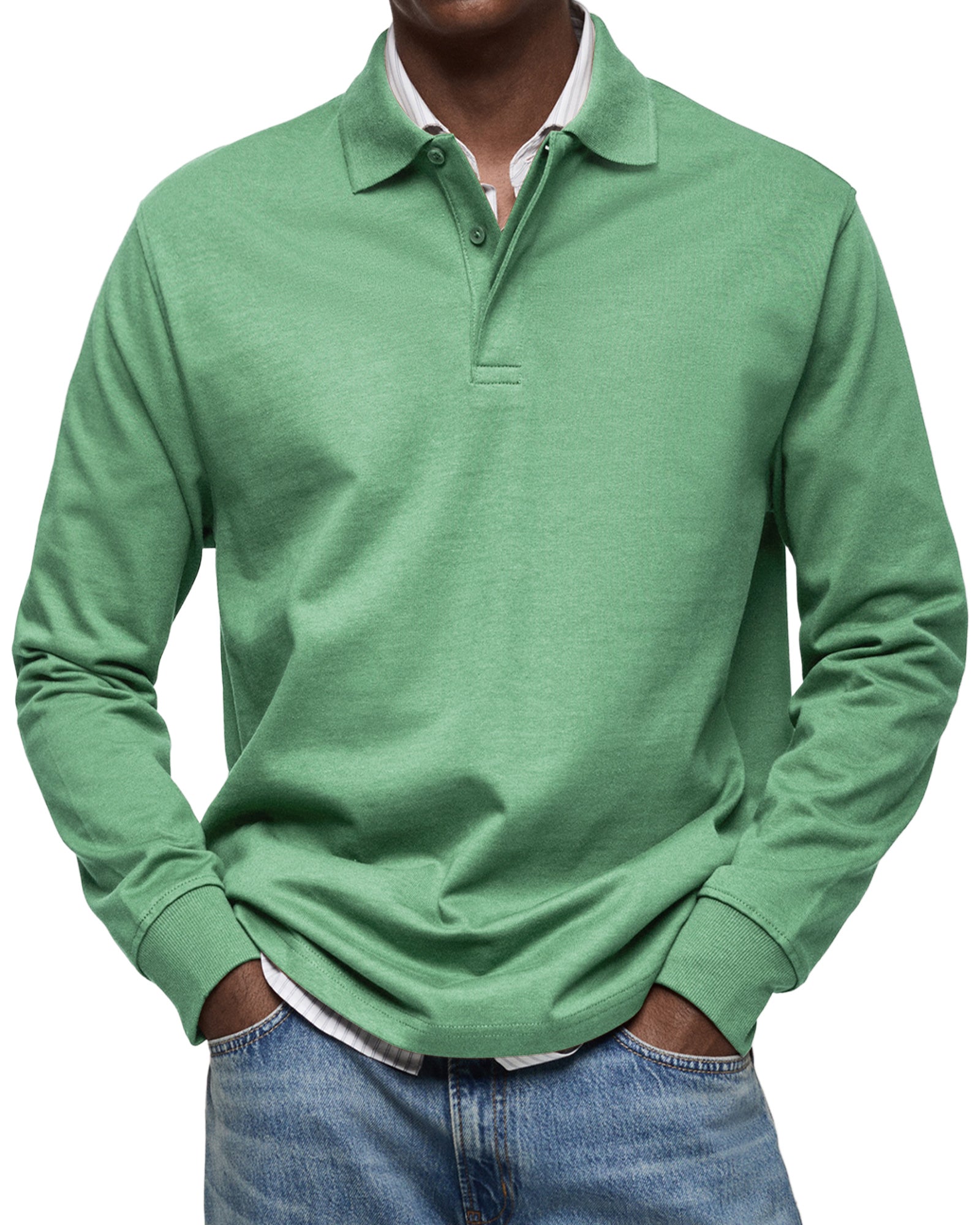 Axil - Luxury Long-Sleeve Polo