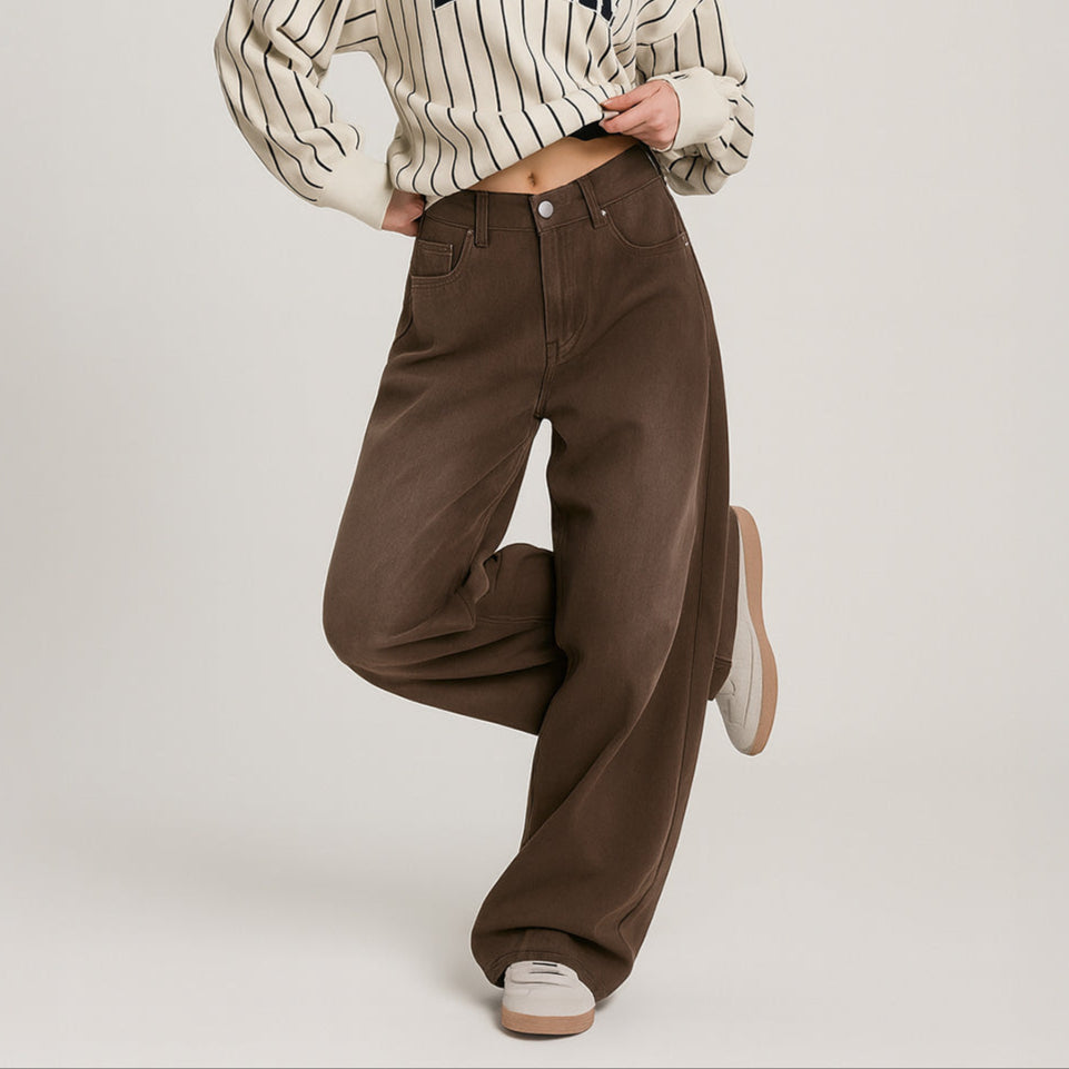 LISA - TAILORED WIDE-LEG JEANS