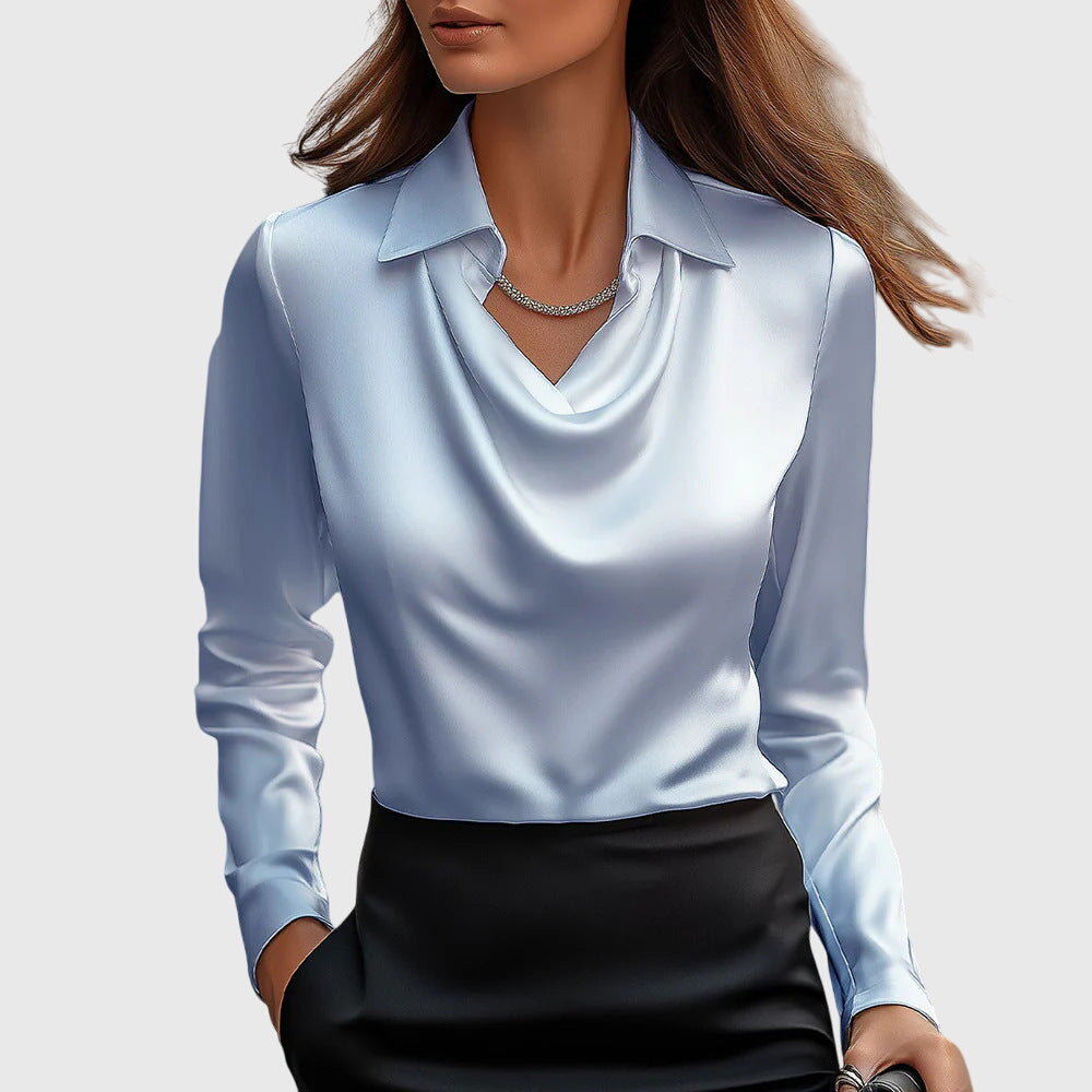Florence – elegant satin blouse