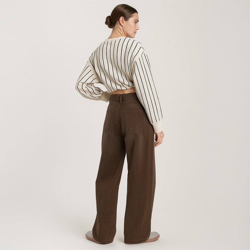 LISA - TAILORED WIDE-LEG JEANS