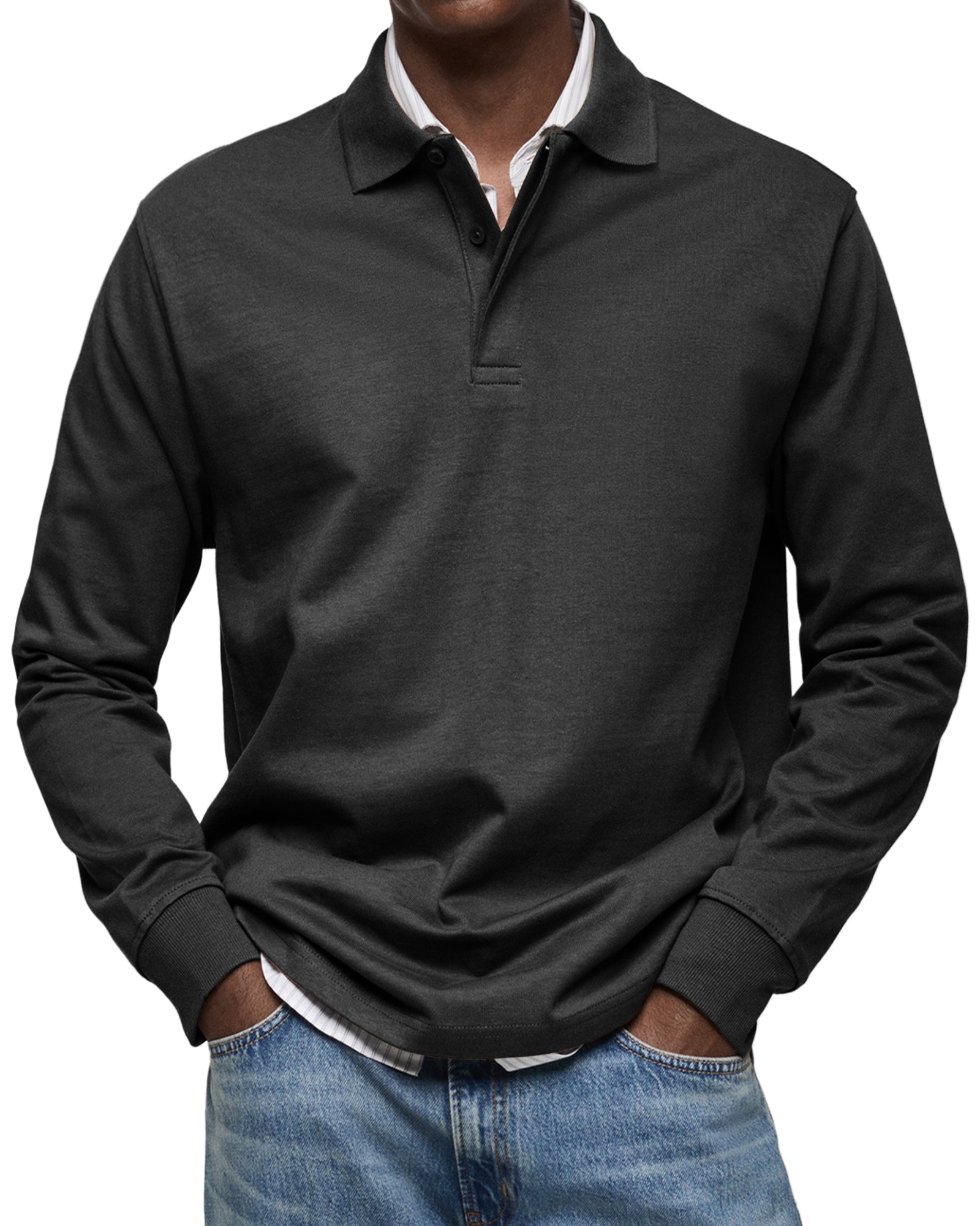 Axil - Luxury Long-Sleeve Polo