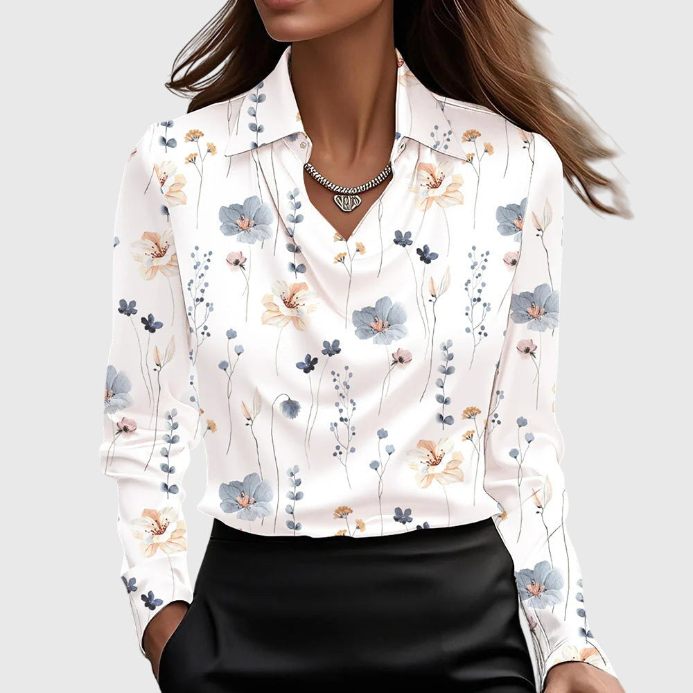 Florence – elegant satin blouse