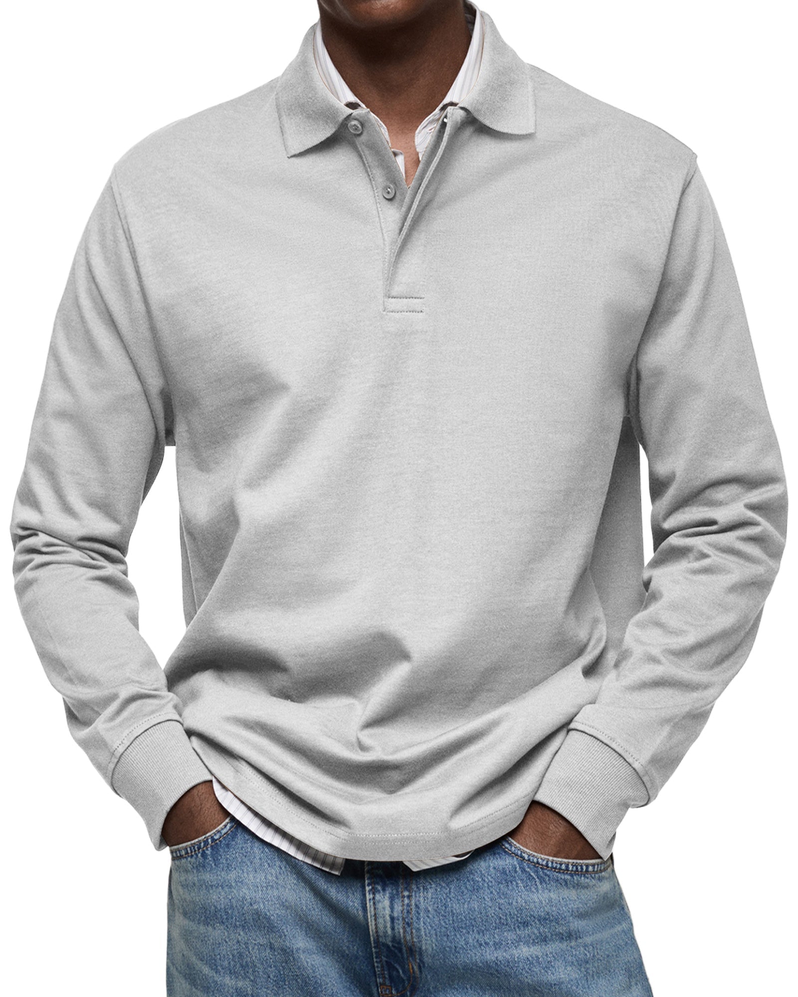 Axil - Luxury Long-Sleeve Polo