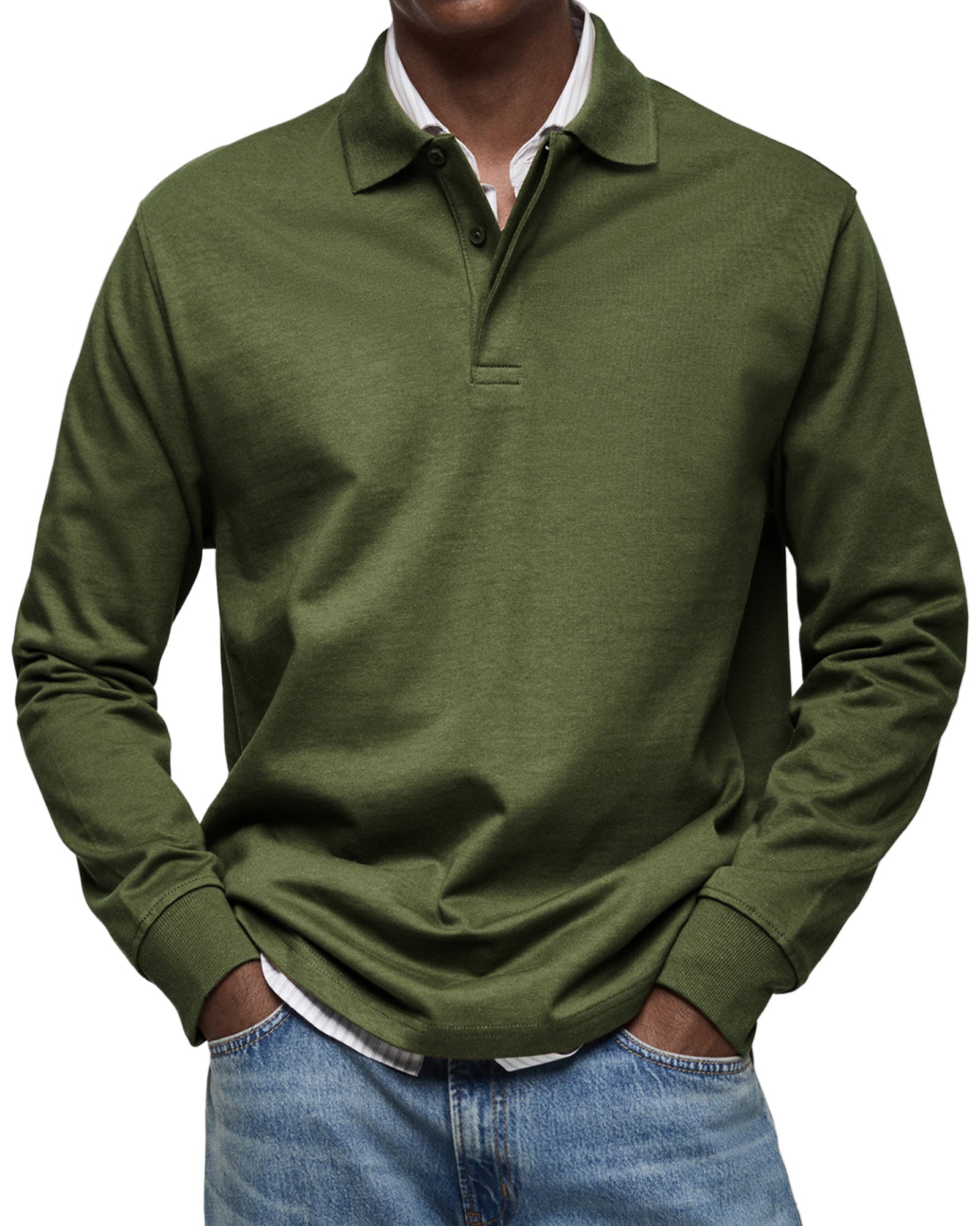 Axil - Luxury Long-Sleeve Polo