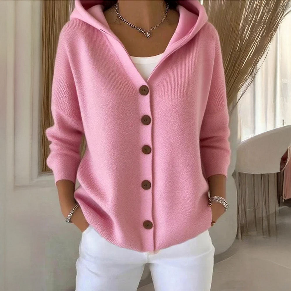 Isabelle - Knitted button cardigan