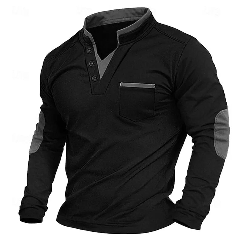 Alan - Men’s V-Neck Sweatshirt