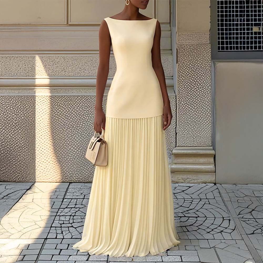 Victoria – Elegant two-piece pleated set