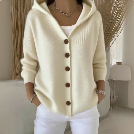 Isabelle - Knitted button cardigan
