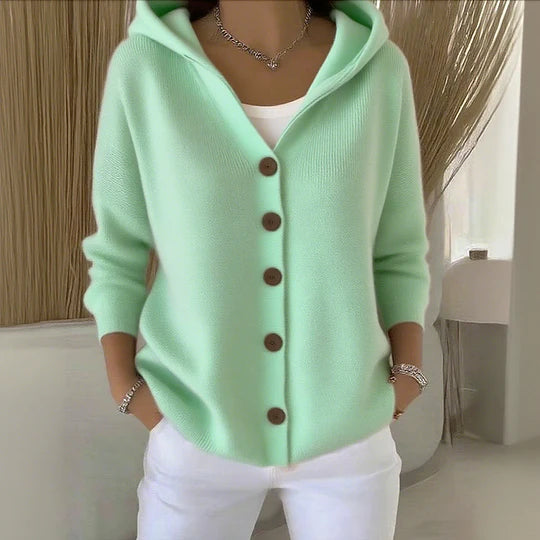 Isabelle - Knitted button cardigan