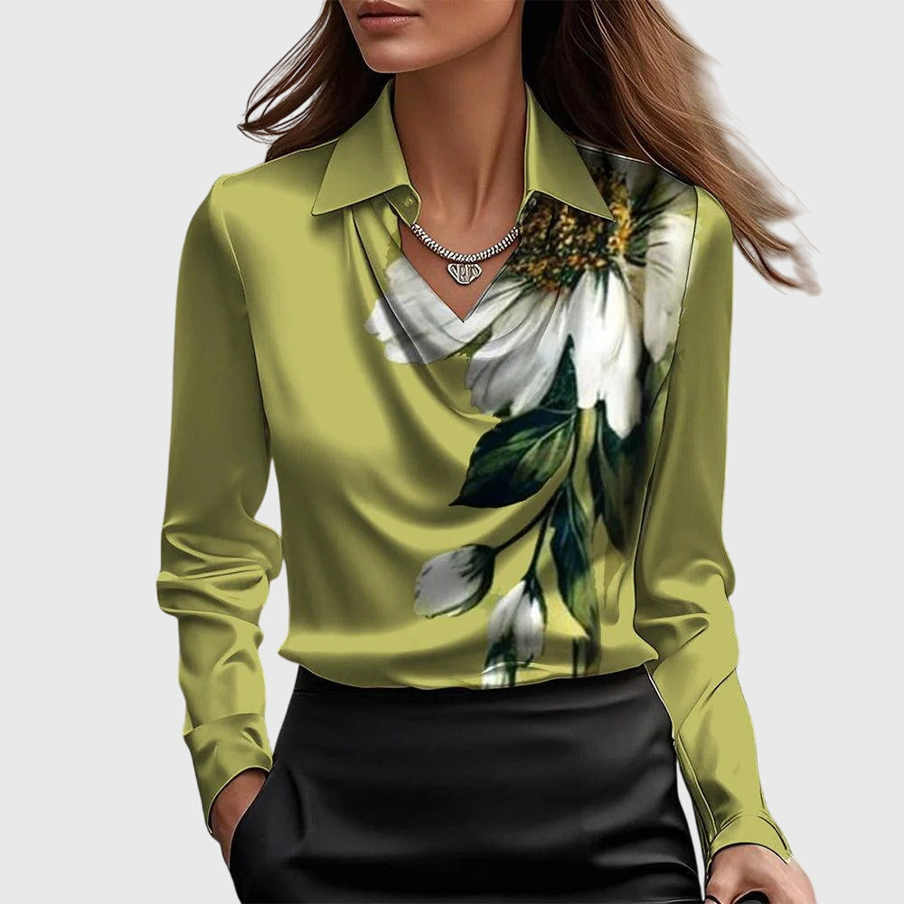 Florence – elegant satin blouse