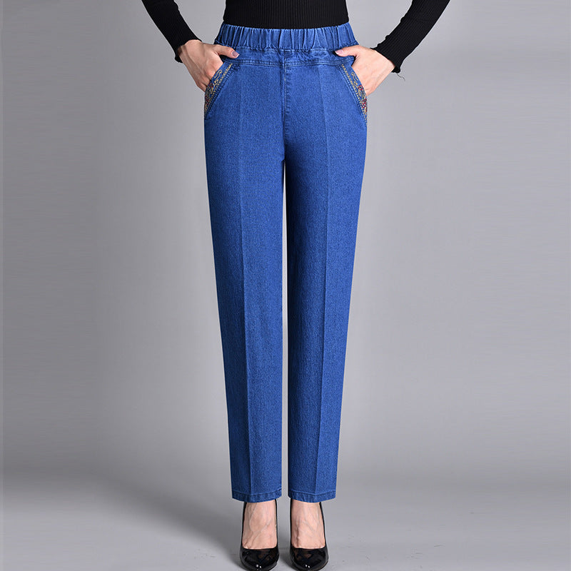 Maria - women’s jeans with elastic waistband